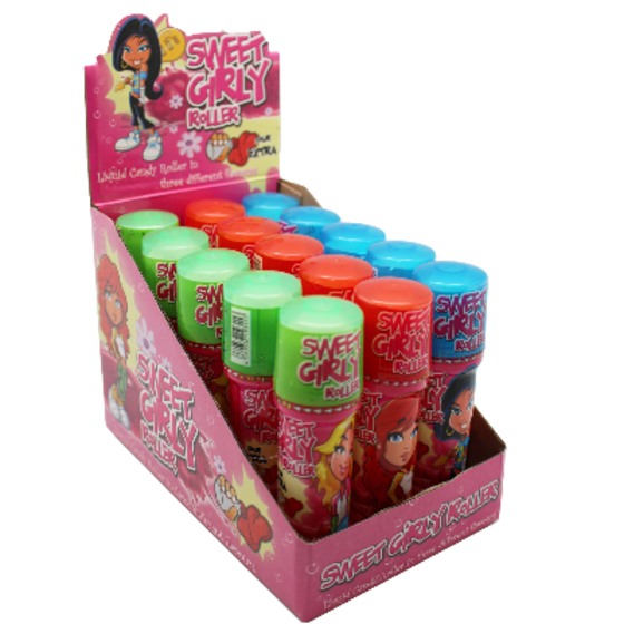 Maxi Candy Roller Girly x 15uns