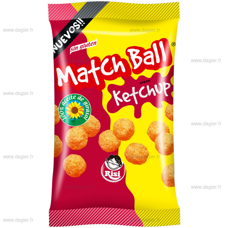 Match Ball Ketchup 30gr x 20 uns