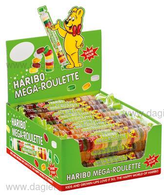 HARIBO  - Mega roulette Citrique x40