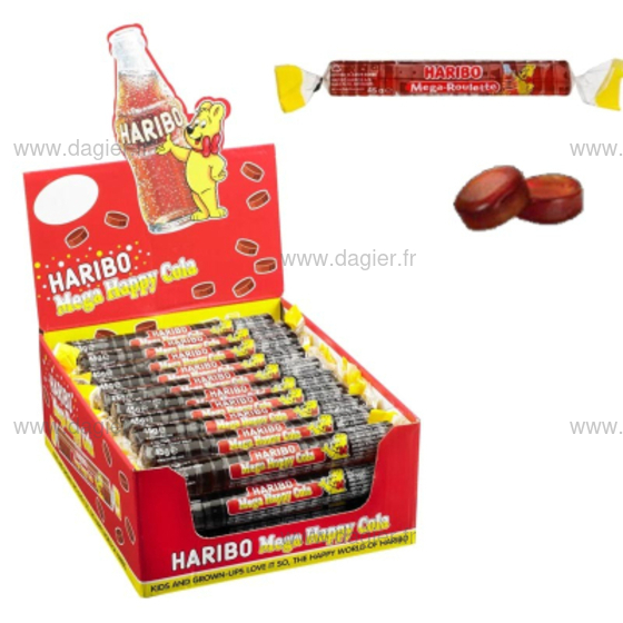 HARIBO  - Mega roulette Cola x40