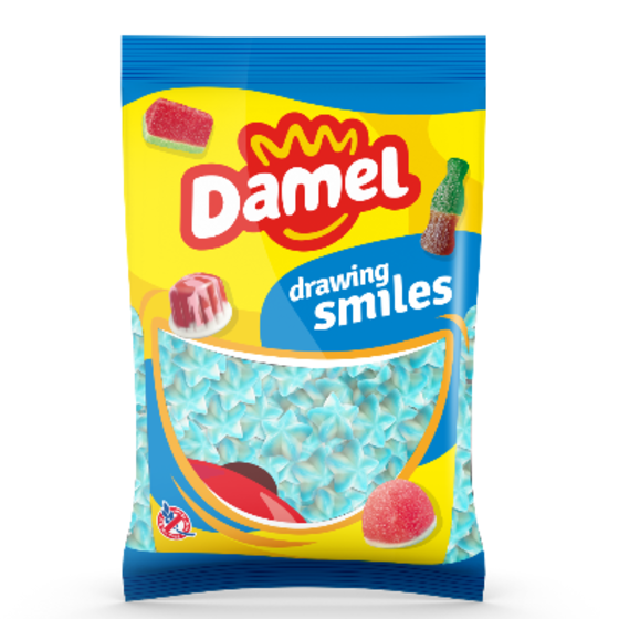 Damel Vrac - Etoile Twisty Framboise Halal x1kg