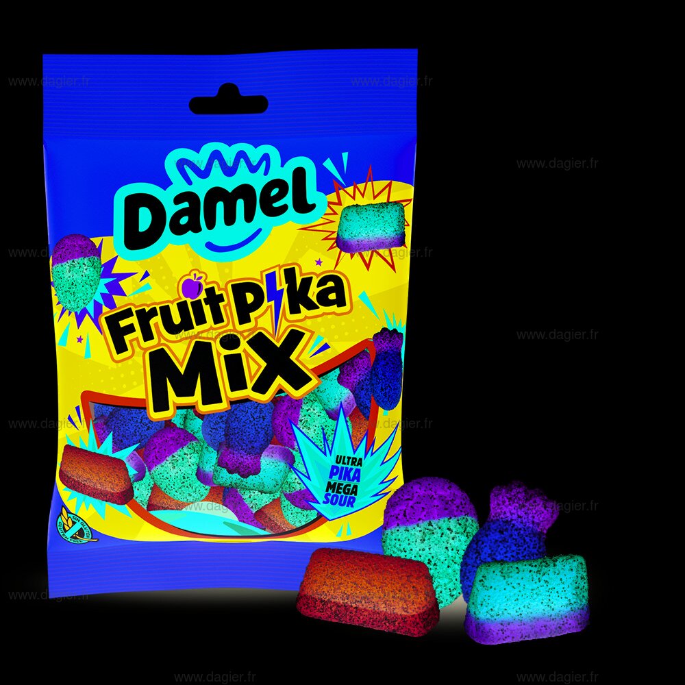 DAMEL 80GR - Fruit Pika Mix 80gr x 12 uns