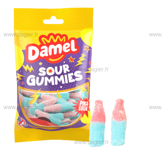 DAMEL 80GR - BOUTEILLE ROSE ET BLEU 80gr x 12 uns