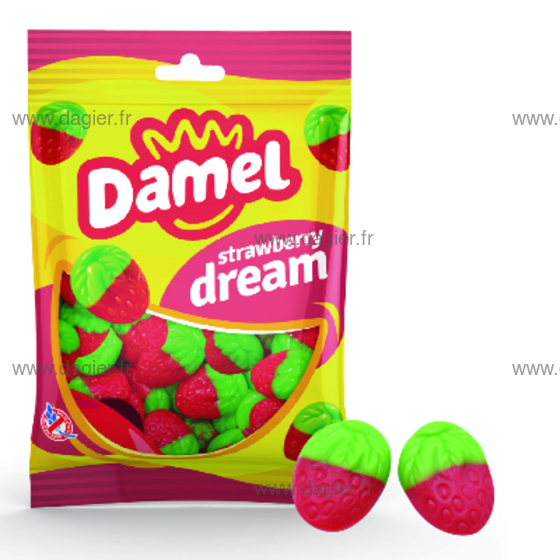 DAMEL 80GR - Fraise Sauvage Lisse 80gr x 12 uns