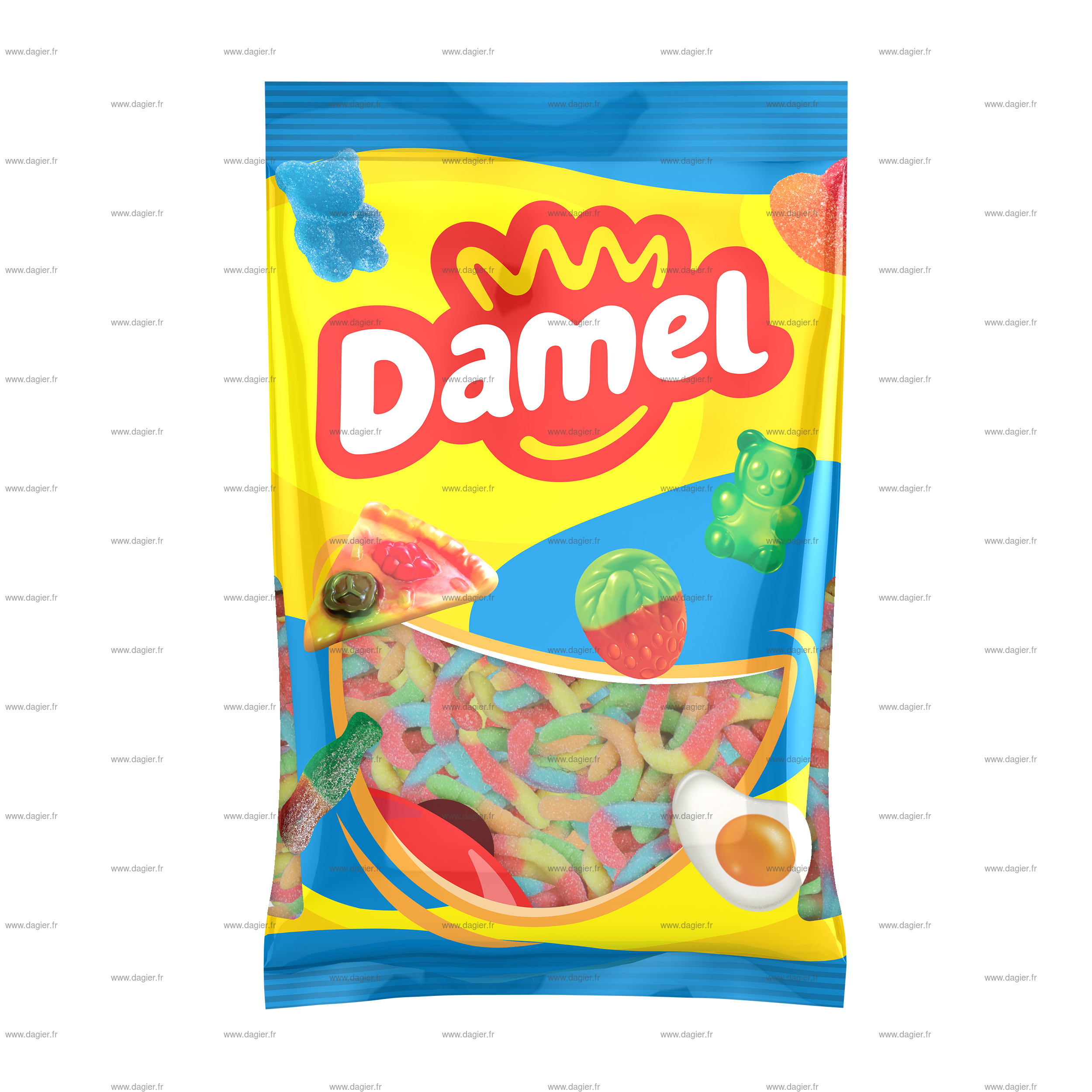 Damel - Vers de Terre Acide Halal x1kg